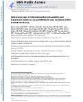 Cover page: Addressing gaps in international blood availability and transfusion safety in low- and middle-income countries: a NHLBI workshop.