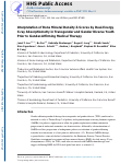 Cover page: Interpretation of Bone Mineral Density Z-Scores by Dual-Energy X-Ray Absorptiometry in Transgender and Gender Diverse Youth Prior to Gender-Affirming Medical Therapy