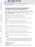 Cover page: A Semiparametric Model for Between-Subject Attributes: Applications to Beta-Diversity of Microbiome Data