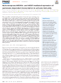 Cover page: NLRs derepress MED10b- and MED7-mediated repression of jasmonate-dependent transcription to activate immunity.