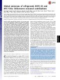 Cover page: Global emissions of refrigerants HCFC-22 and HFC-134a: Unforeseen seasonal contributions