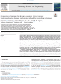 Cover page: Preparation of damage-free kerogen specimen for microscopy: Understanding the damage mechanisms induced by ion milling techniques