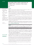 Cover page: Diverging white matter trajectories in children after traumatic brain injury