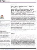 Cover page: HLA-C downregulation by HIV-1 adapts to host HLA genotype