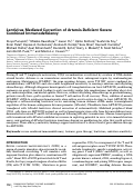 Cover page: Lentivirus Mediated Correction of Artemis-Deficient Severe Combined Immunodeficiency