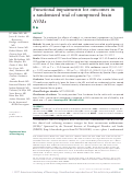 Cover page: Functional impairments for outcomes in a randomized trial of unruptured brain AVMs