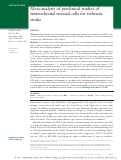 Cover page: Meta-analysis of preclinical studies of mesenchymal stromal cells for ischemic stroke