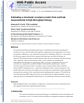 Cover page: Estimating a Structured Covariance Matrix From Multilab Measurements in High-Throughput Biology