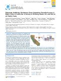 Cover page: Disparate Antibiotic Resistance Gene Quantities Revealed across 4 Major Cities in California: A Survey in Drinking Water, Air, and Soil at 24 Public Parks