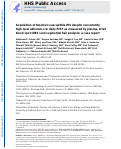 Cover page: Acquisition of tenofovir-susceptible, emtricitabine-resistant HIV despite high adherence to daily pre-exposure prophylaxis: a case report