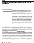 Cover page: Mapping the human genetic architecture of COVID-19