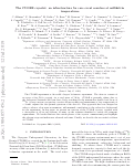 Cover page: The CUORE cryostat: a 10 mK infrastructure for large bolometric arrays