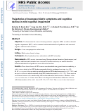 Cover page: Trajectories of Neuropsychiatric Symptoms and Cognitive Decline in Mild Cognitive Impairment