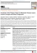 Cover page: Treatment of the Primary Tumor in Metastatic Prostate Cancer: Current Concepts and Future Perspectives