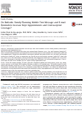 Cover page: Do Bedsider Family Planning Mobile Text Message and E-mail Reminders Increase Kept Appointments and Contraceptive Coverage?