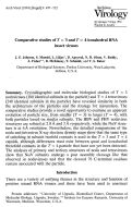 Cover page: Comparative studies of T = 3 and T = 4 icosahedral RNA insect viruses