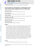 Cover page: Social isolation and connectedness as determinants of well-being: Global evidence mapping focused on LGBTQ youth