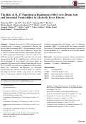 Cover page: The role of IL-17 signaling in regulation of the liver-brain axis and intestinal permeability in Alcoholic Liver Disease.