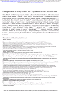 Cover page: Emergence of an early SARS-CoV-2 epidemic in the United States