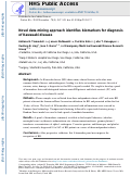 Cover page: Novel data-mining approach identifies biomarkers for diagnosis of Kawasaki disease