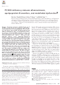 Cover page: PCSK9 deficiency reduces atherosclerosis, apolipoprotein B secretion, and endothelial dysfunction