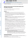 Cover page: MUC5B Promoter Variant and Rheumatoid Arthritis with Interstitial Lung Disease