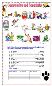 Comparative and Superlative Exercises