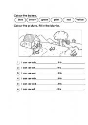 Colouring - ESL worksheet by paulineho