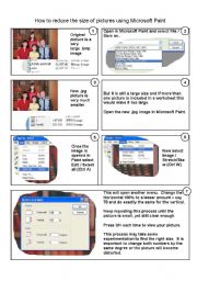 Tutorial - How to reduce size of pictures using PAINT
