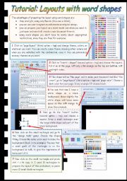 Tutorial: Layouts with word shapes - 2 pages