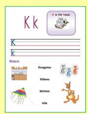 The alphabet worksheets