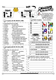 Grammar Focus Series_32_HE SHE HIS HER (Fully Editable + Key) 