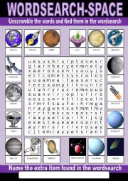 Space Wordsearch