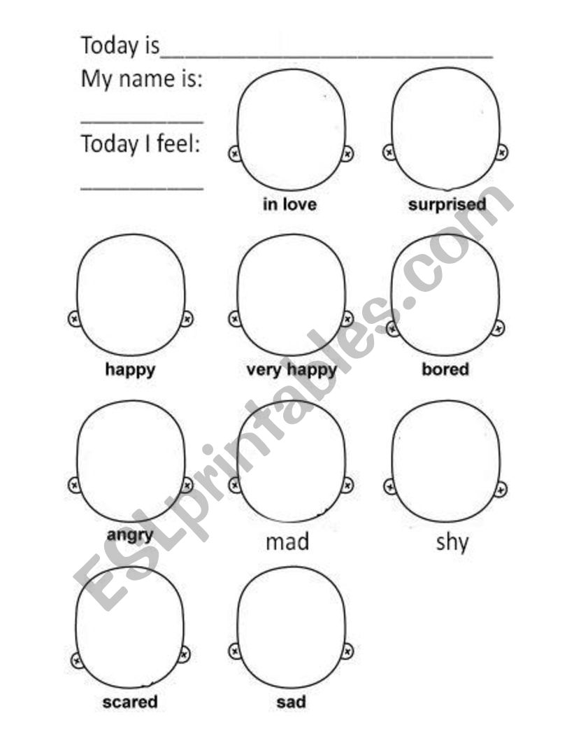 Feelings - ESL worksheet by Frankkaktoos