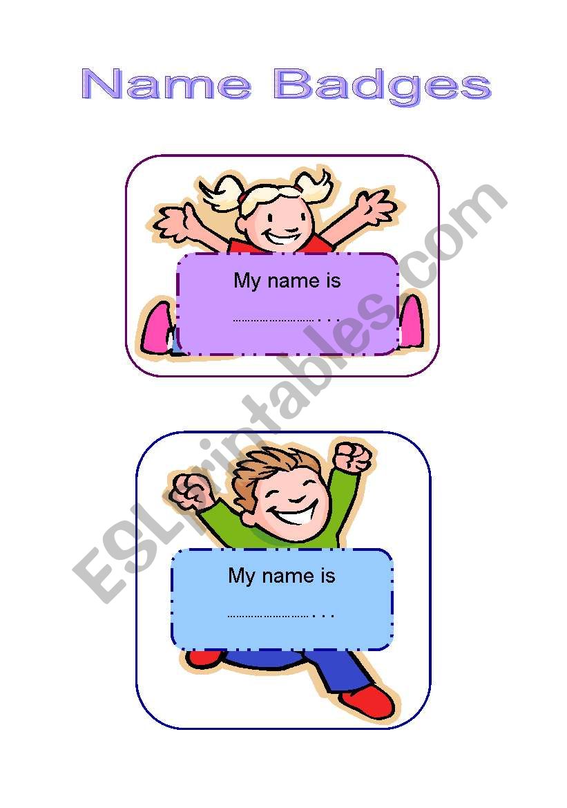 Printable Name Badges Free at sasearnblog Blog