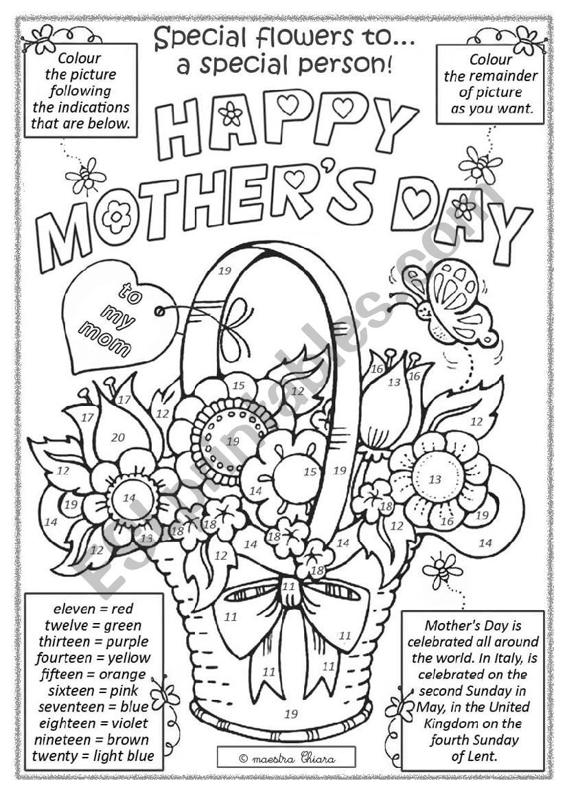 Mother's Day Printable Activities