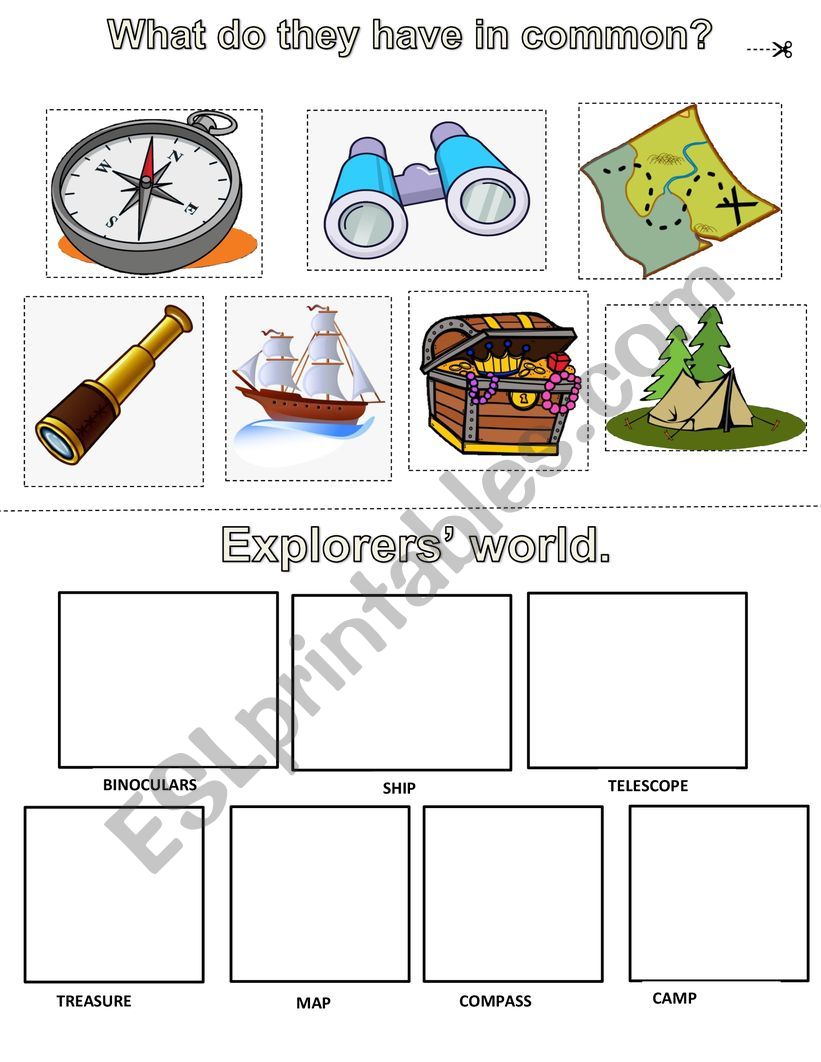 Explorers 2nd Grade Worksheets