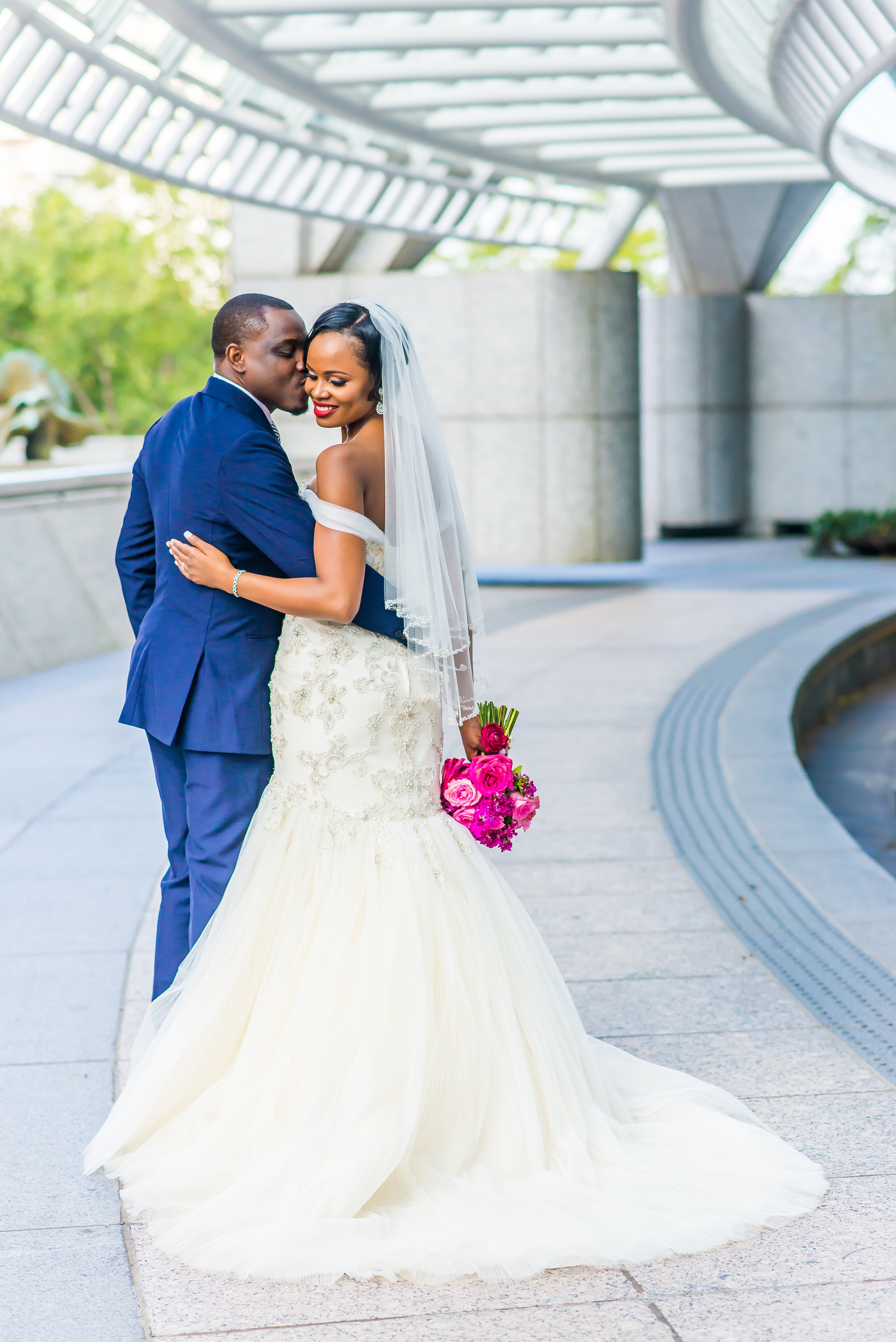 Bridal Bliss: Edwin And Georgette's Atlanta Wedding Was A Vibe