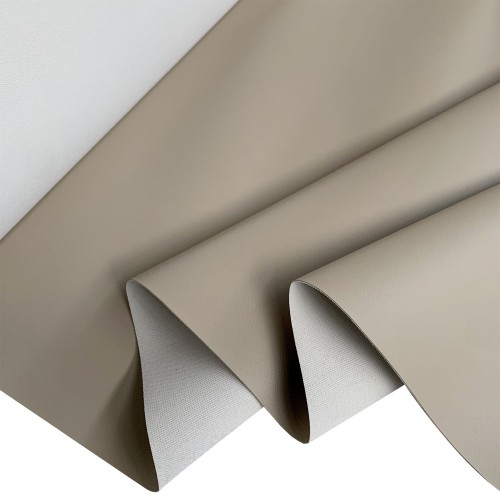 Marine Vinyl Leatherette Fabric Beige 2