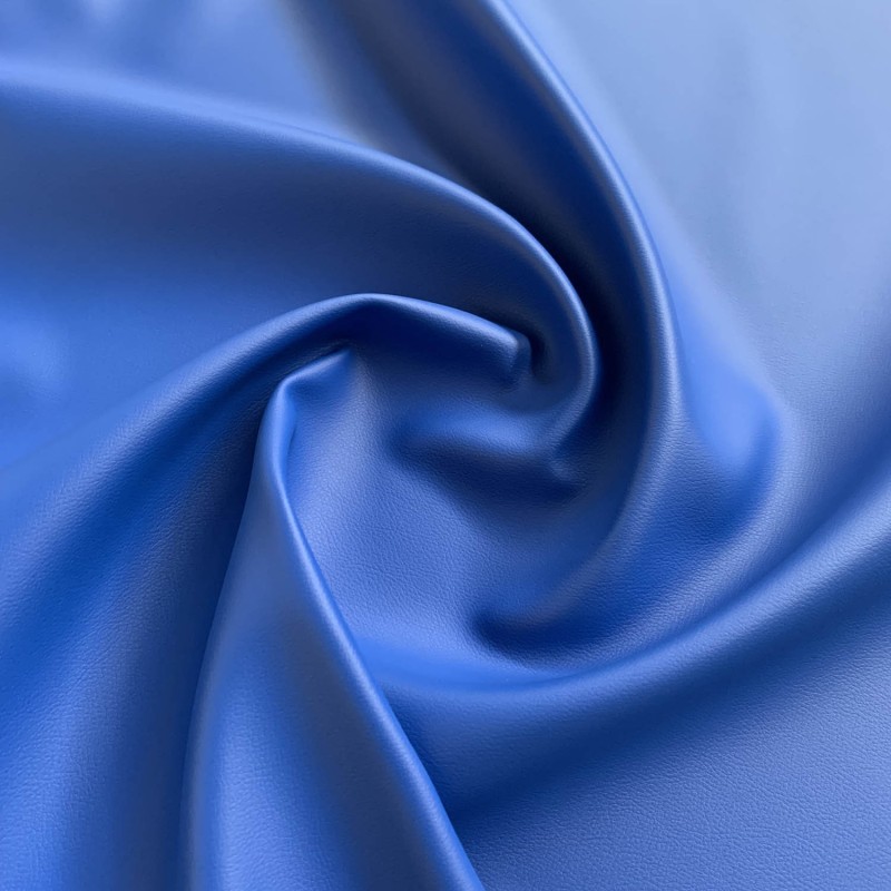 Marine Vinyl Leatherette Fabric Royal 2