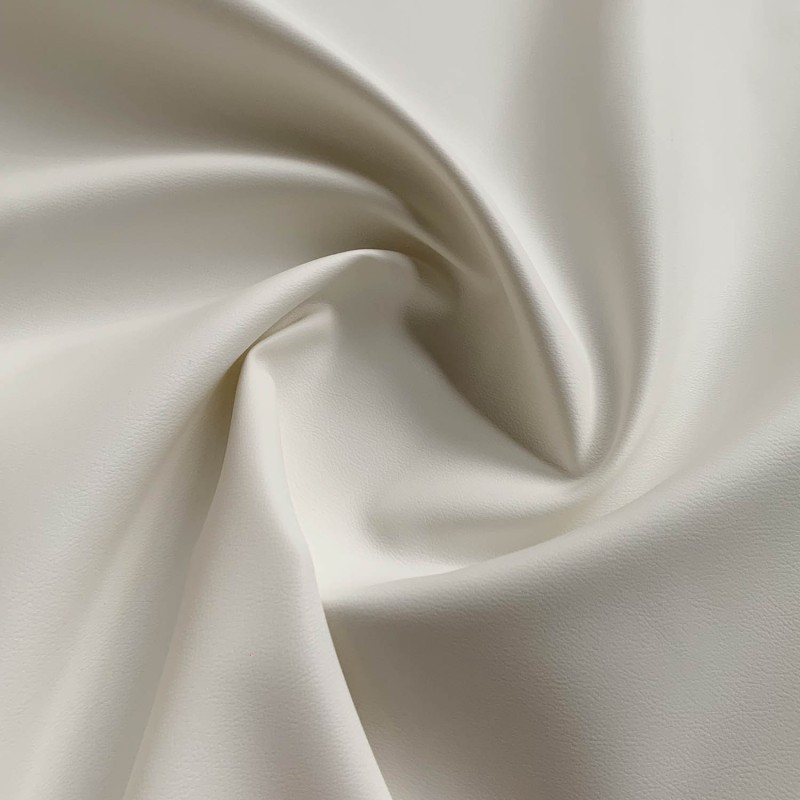 Marine Vinyl Leatherette Fabric White 3