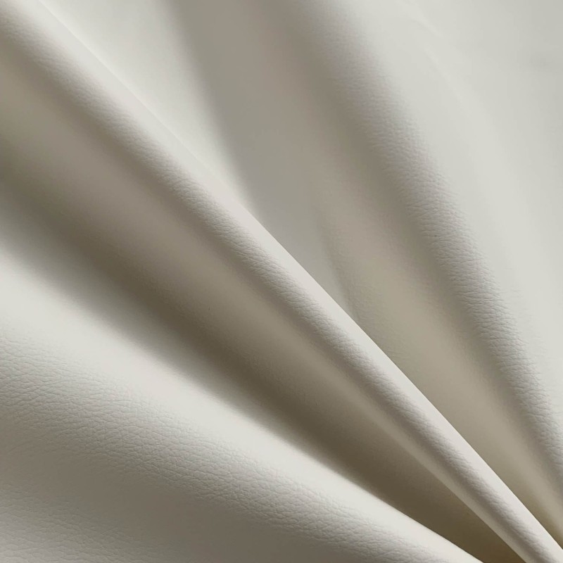 Marine Vinyl Leatherette Fabric White 4