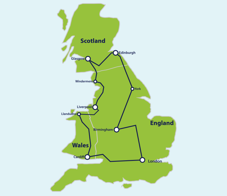 The Ultimate Great Britain Rail Itinerary