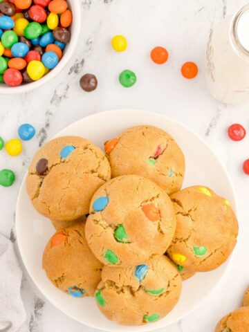 chewy peanut butter m&m cookie recipe