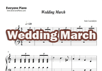 Wedding March-C Major Easy Version