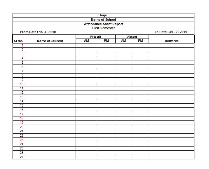 Fake Aa Signature Sheet 38 Free Printable attendance Sheet Templates