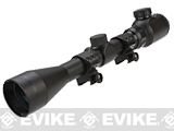 Matrix 3-9x40 Dual Illuminated Rifle Scope w/ Scope Rings