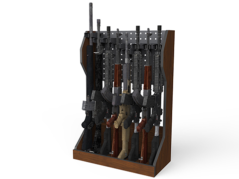 EMG Battle Wall System Weapon Display & Storage Solution Modular Wood Gun Rack