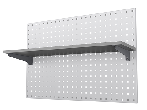 EMG Battle Wall System Weapon Display & Storage Solution Flat Bracket Shelf (Model: Medium)