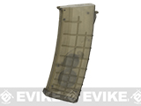 CYMA FlashMag Hi-Cap Magazine for AK Series Airsoft AEG Rifles (Color: Translucent / 520rd / Bulgarian-Style)